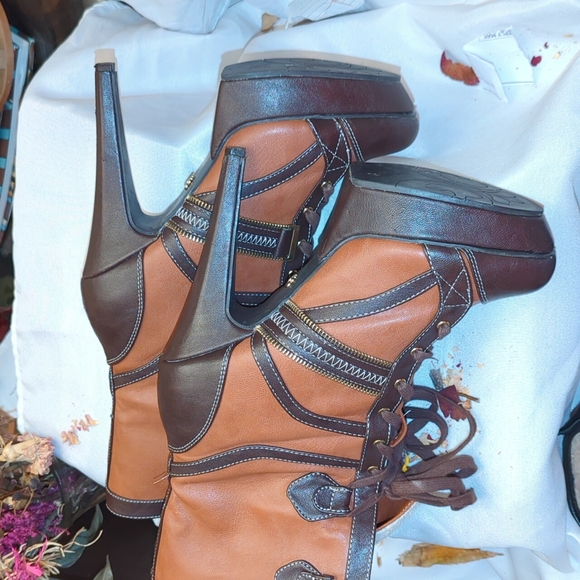 Derion Platform Stiletto Boots - Picture 8 of 11